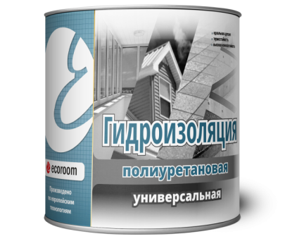 Полиуретановая гидроизоляция универсальная ECOROOM, вед. 20 кг